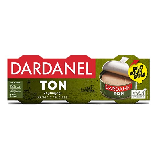 resm Dardanel Zeytinyağlı Ton Balığı 3x75 g