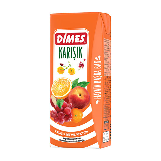 resm Dimes Karışık Meyve Nektarı 200 ml 27'li