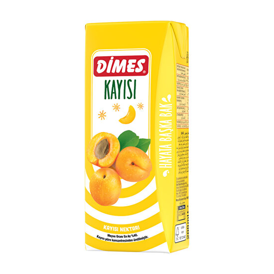 resm Dimes Kayısı Meyve Nektari 200 ml 27'li
