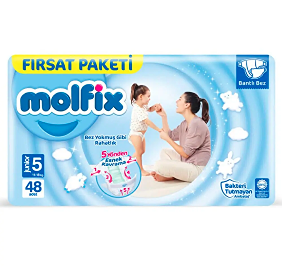 resm Molfix Fırsat Paketi Junior (5) 48'li