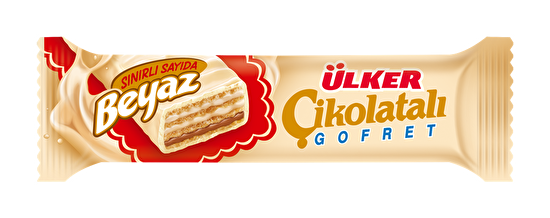 resm Ülker Çikolatalı Gofret Beyaz 35 g 24'lü