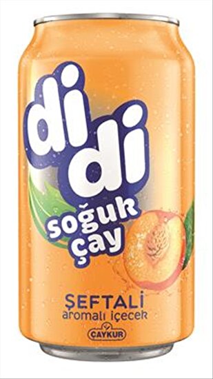 resm Didi Soğuk Çay Şeftali Aromalı 330 ml 24'lü