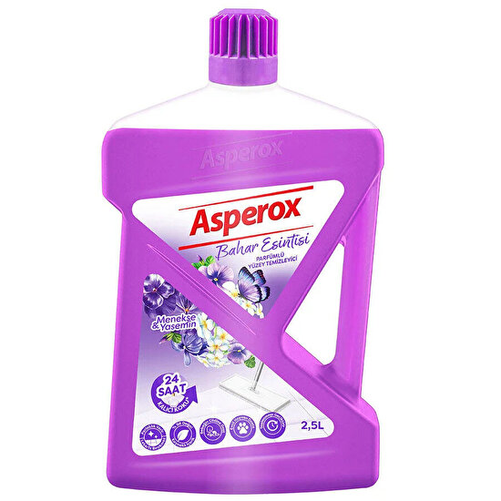 resm Asperox Bahar Esintisi Mor Yüzey Temizleyici 2,5 L