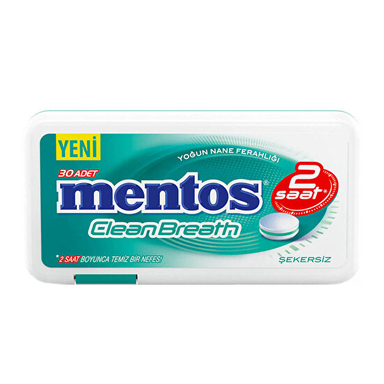resm Mentos Clean Breath Yoğun Nane 21 G