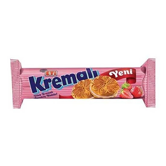 resm Eti Kremalı Çilekli Bisküvi 61 g