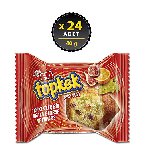 resm Eti Topkek Meyveli 40 g 24'lü