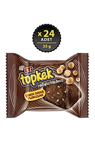 resm Eti Topkek Kakaolu Fındıklı 35 g 24'lü