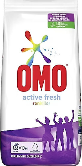 resm Omo Renklilere Özel Çamaşır Deterjanı Toz 10 kg