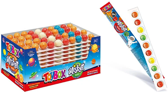 resm Toybox Tutti Frutti Misket Sakız 24*23 g