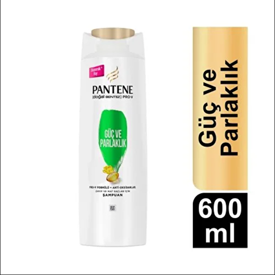 resm Pantene Şampuan Güç ve Parlaklık 600 ml