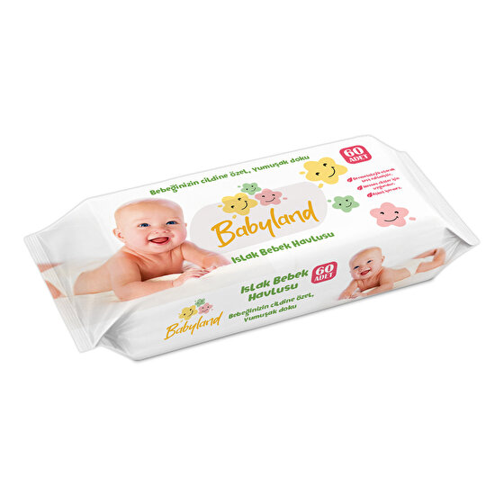 resm Babyland Islak Bebek Mendili 60'lı