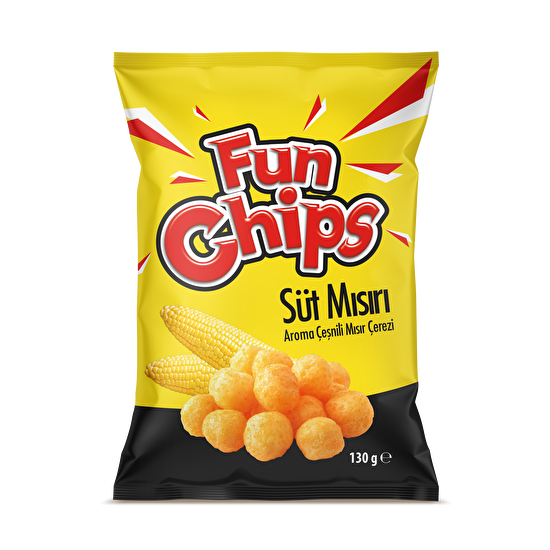resm Funchips Süt Mısırlı Cips 130 Gr