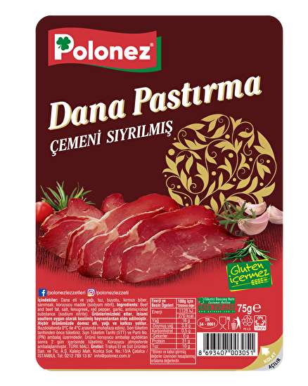 resm Polonez Dana Pastırma 75 G