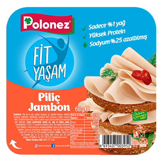 resm Polonez Fit Piliç Jambon 60 G
