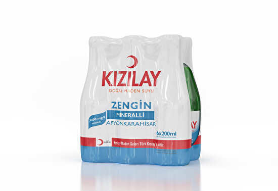 resm Kızılay Sade Maden Suyu 6x200 ml