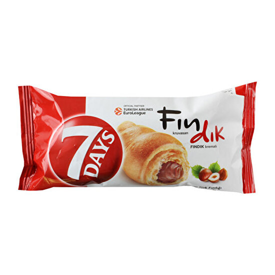 resm 7 Days Kruvasan Fındıklı Tekli 60 Gr