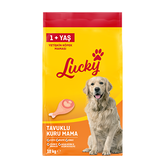 resm Lucky Tavuklu Yetişkin Köpek Maması 10 Kg