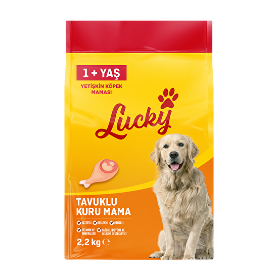 resm Lucky Tavuklu Yetişkin Köpek Maması 2,2 Kg
