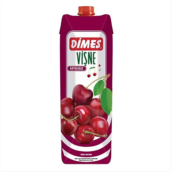 resm Dimes Vişne Meyve Nektari 1 L