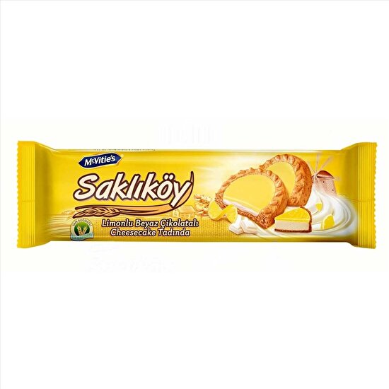 resm Ülker Saklıköy Limonlu Cheesecake Tadında 100 g 18'li