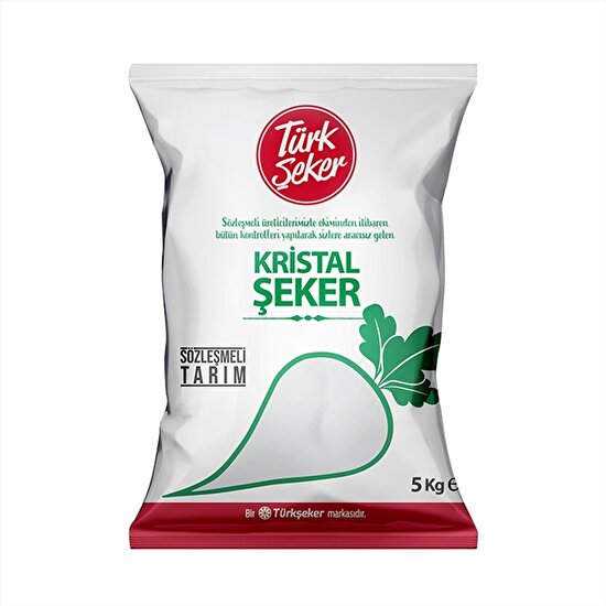 resm Türk Şeker Kristal Toz Şeker 5 Kg