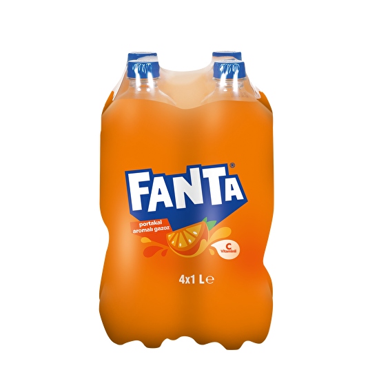 resm Fanta Portakal 4x1 L