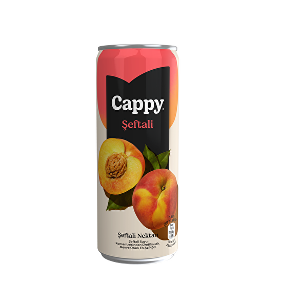 resm Cappy Şeftali Meyve Nektarı Kutu 330 ml 12'li