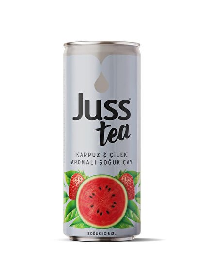 resm Juss Tea Karpuz Çilek Soğuk Çay 250 Ml