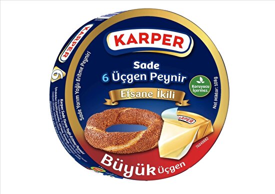 resm Karper Üçgen Peynir 6x18 g