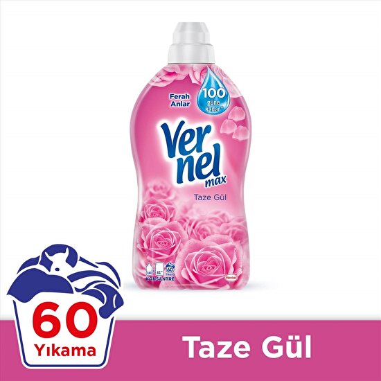 resm Vernel Max Taze Gül Yumuşatıcı Konsantre 1,44 L