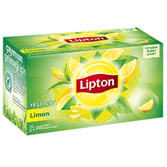 resm Lipton Limonlu Yeşil Çay 20'li