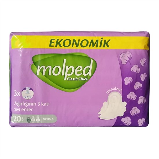 resm Molped Ekonomik Kanatlı Normal 20'li