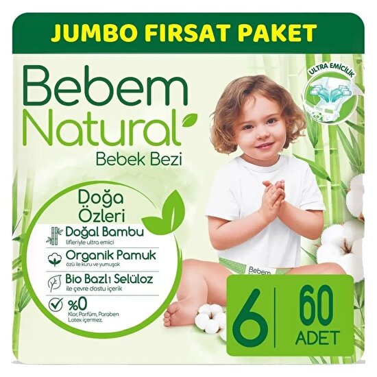 resm Bebem Natural Extra Large 60'lı Ultra Fırsat