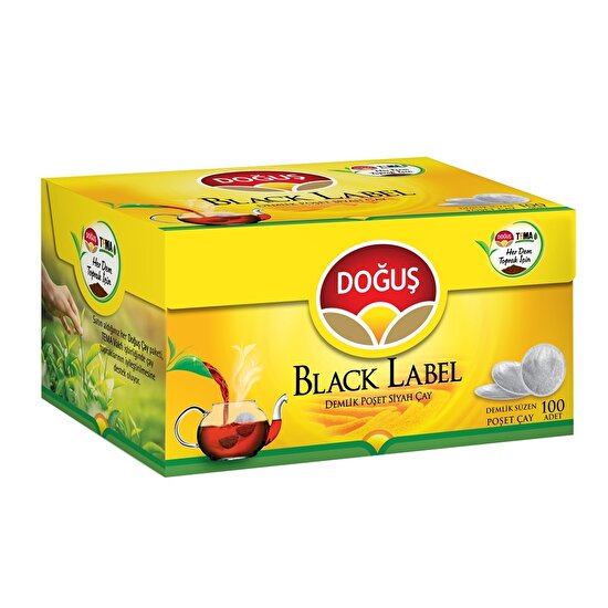 resm Doğuş Black Label Demlik Poşet Çay 100x3,2 g