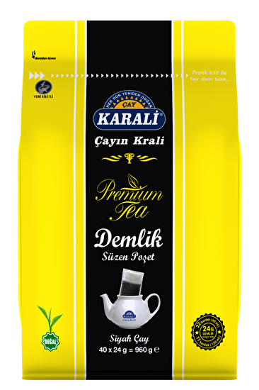 resm Karali Premium Demlik Poşet 40x24 g