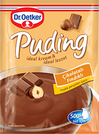 resm Dr.Oetker Çikolatalı Fındıklı Puding 102 g