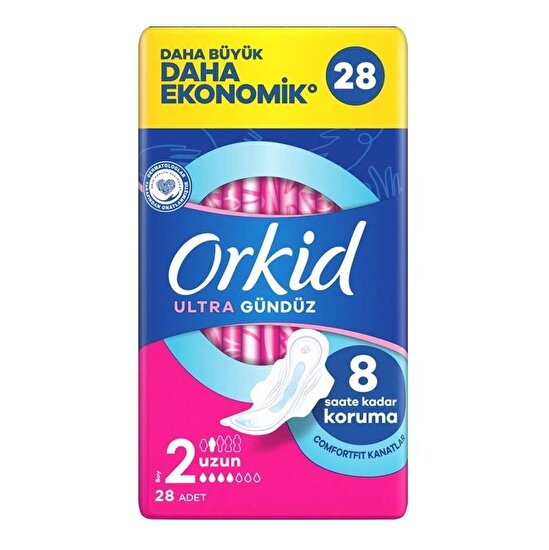 resm Orkıd Ultra Ekstra Dortlu Uzun 28'Li