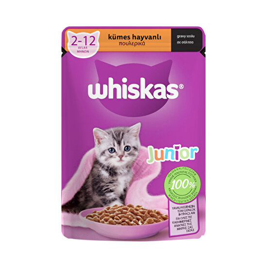 resm Whiskas Yavru Kümes Yaş Mama 85 gr