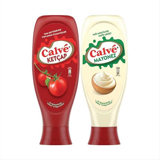 resm Calve Acı Ketçap & Mayonez Set 600 + 540 g