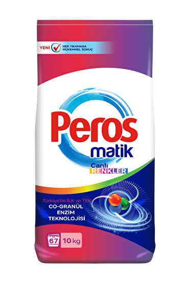 resm Peros Matik Canlı Renkler 10 kg