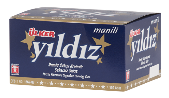 resm Ülker Yıldız Damla Aromalı Sakız 100'lü