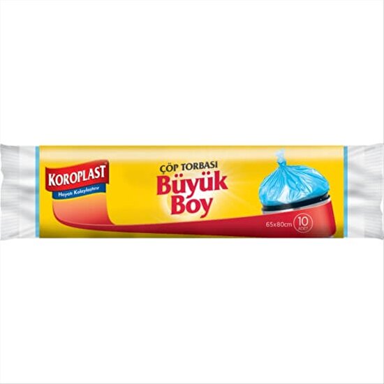 resm Koroplast Güçlü Büyük Boy Çöp Torabsı 10'lu