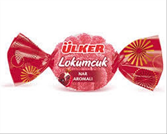resm Ülker Lokumcuk Nar Aromalı Yumuşak Şeker 1 kg