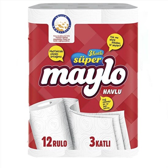 resm Süper Maylo Kağıt Havlu 12'li