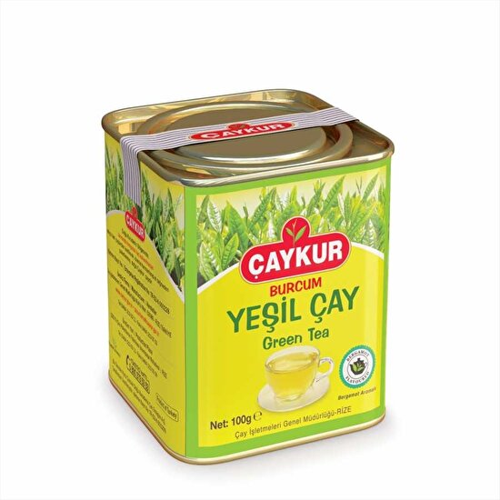 resm Çaykur Burcum Teneke Yeşil Çay 100 g