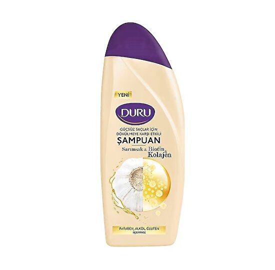 resm Duru Sarımsak&Biotin&Kolojen Dökülmeye Karşı Şampuan 500 Ml