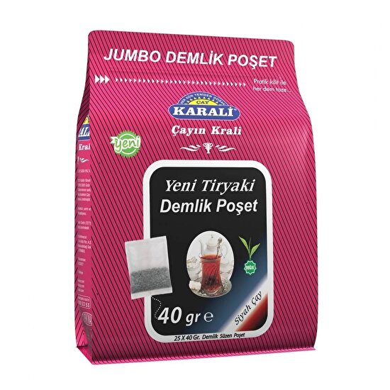 resm Karali Tiryaki Demlik Poşet Çay 25x40g