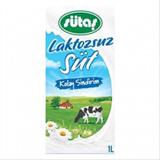 resm Sütaş Laktozsuz Süt 1 L
