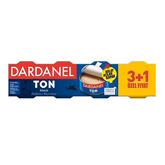 resm Dardanel Ton Balığı 4x75 Hediyeli