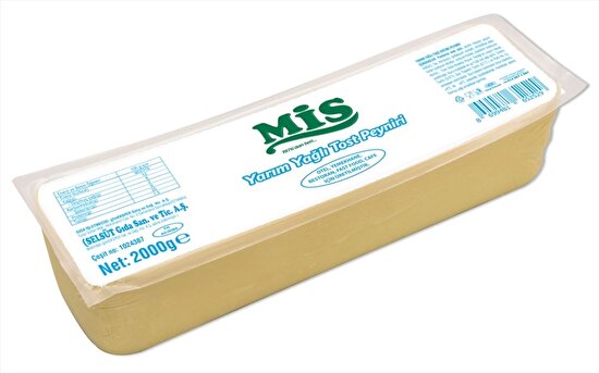 resm Mis Yarım Yağlı Tost Peyniri 2 kg